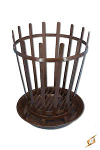 Roman: Camp Warmer w. metal tray - Roman