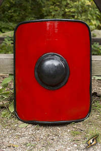 Roman: Gladiator Shield Red - 60x50 cm