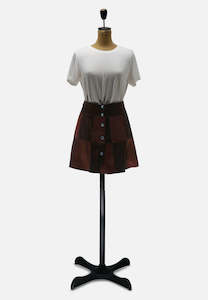 Daywear: Mocha Suede Mini