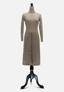New Arrivals: Knitted Beige Dress
