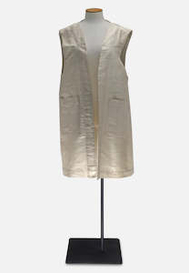 Cream Silk Gilet - DESIGNER