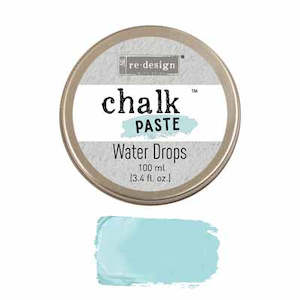 Chalk Paste Water Drops