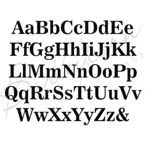 Stencils: News Alpha 50mm Stencil