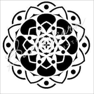 Stencils: Mandala No.1 Vintage Stencil large