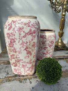 Garden Concrete: Preston Vase pink large