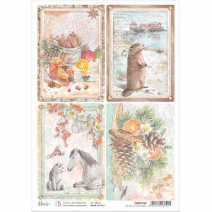 The Gift of Love Cards Rice Paper for Decoupage A4