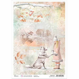 Decoupage Paper Clearance: The Gift of Love Rice Paper for Decoupage A4