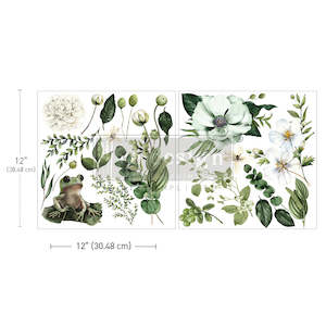 Redesign with Prima transfer maxi - Froggy Meadow Greens