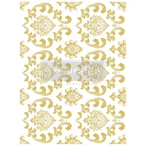 Large Transfers: Redesign GOLD transfer Large -  House of Damask KACHA