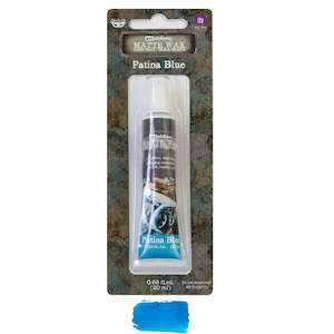 Metallique Wax: Antiquing MATTE Wax Redesign with Prima Patina Blue