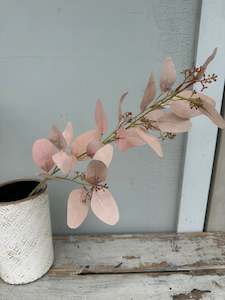 Faux Plants: Paris Eucalyptus antique blush stem