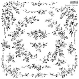 Iod Stamps: Brambles & Berries IOD Stamp