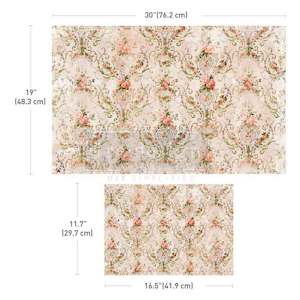Blushing Bloom Decoupage Fiber Paper 2 sheets