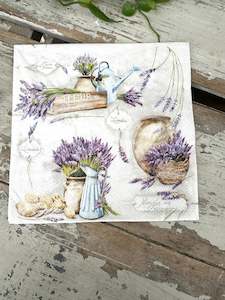 Fleur de Provence Napkin for Decoupage