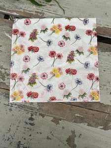 Napkins: Flower Festival Napkin for Decoupage