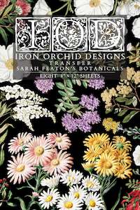 Sarah Featon's Botanicals IOD Transfer small 8 sheets