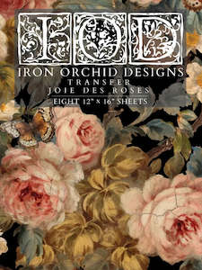 Joie Des Roses IOD Transfer 8 sheets