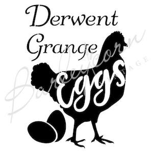 Easter: Derwent Grange  Eggs Stencil