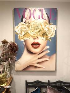 Vogue Canvas Framed