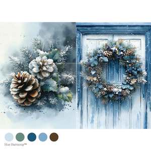 Christmas Crafting: Wreath of Whispers Mulberry Tissue Paper for Decoupage A4 1 sheet