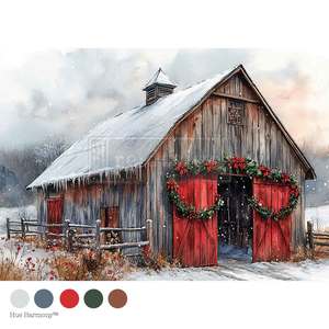Christmas Crafting: Cranberry Cabin Mulberry Tissue Paper for Decoupage A4 1 sheet