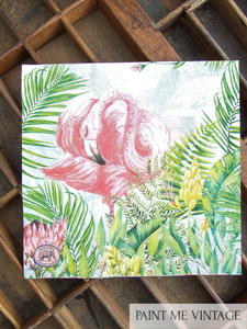 Craft Sale: Flamingo Napkin for Decoupage