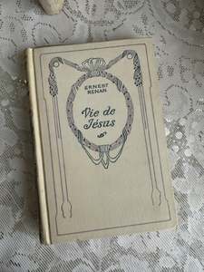 Pm Vintage Finds: French Vie de Jesus Vintage Book cream small