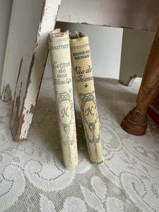 Pm Vintage Finds: French Lettres de mon Moulin Vintage Book cream small