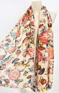 Scarves: The Villa Collection I Bright Floral Scarf