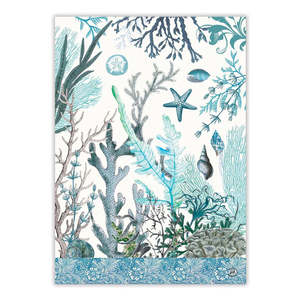 Linen: Tea towel Ocean Tide