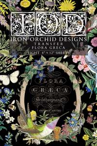 Flora Greca IOD Transfer small 8 sheets
