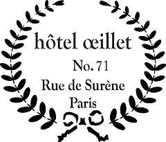 Stencils: Hotel Oeillet Wreath Stencil