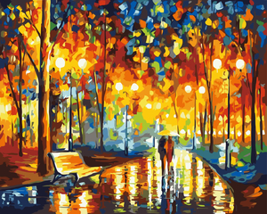 Products: Night Street - Diamond Art 30x40cm 40pcs - Paint My Numbers