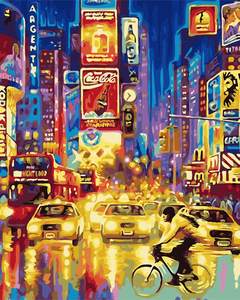 Products: Busy New York - Diamond Art 30x40cm 40pcs - Paint My Numbers