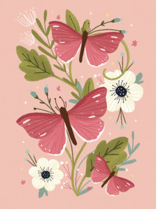 Products: Butterflies - Diamond Art 30x40cm 55pcs - Paint My Numbers