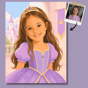 Custom Princess Paint by Numbers Paint My Numbers