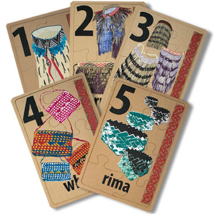 Set 1 - 5 ( Harakeke Series) Pangarākau