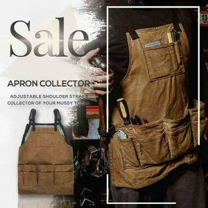 Work Apron Tool Pockets Storage