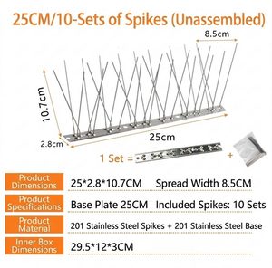 Bathroom Furniture: Bird Spike Fence Spikes