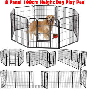 Dog play dog pen XL 80X100 8 Panel