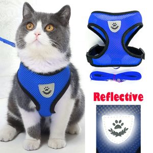 Pet Accessories: Cat Vest Harness Leash Set M