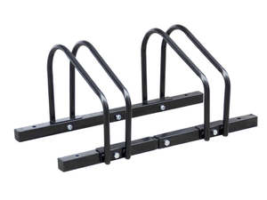 2-Slots Floor Mounted Bike Stand Bike Rack