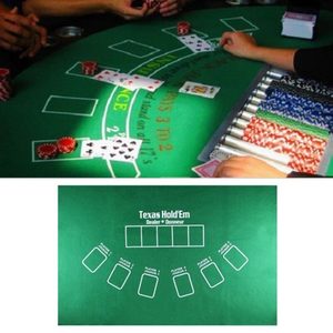 Double-sided Poker Game Table Cloth Flannel Mat