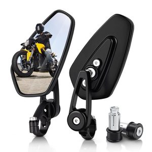 Car Parts Accessories: Motorcycle Bar End Mirrors Motorbike Rearview Mirror