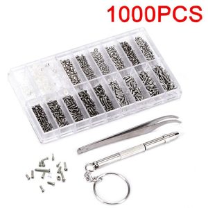 Watch Eyeglass Sun Glasses Repair Screws Nut Screwdriver Tool Set Kit