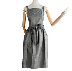 Waterproof Linen Apron Dress Skirt