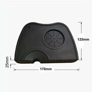 Kitchen: Silicone Coffee Tamper Mat Corner Edge Pad Anti-Slip Espresso