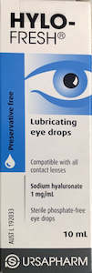 Eye Drops: HYLO Fresh Lubricating Eye drops 10ml