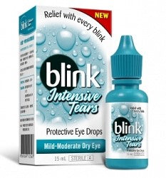 Eye Drops: Blink Intensive Tears Protective Eye Drops 15ml