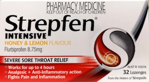 Lozenges: Strepfen Intensive Honey&Lemon 32 Lozenges